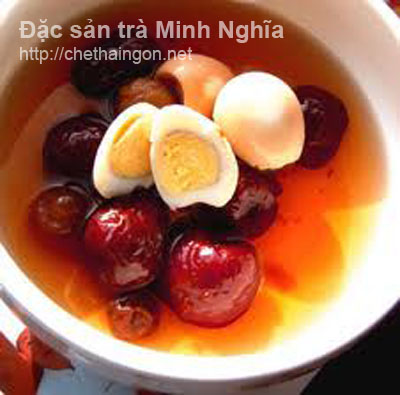 Trứng chim cút hầm táo tàu