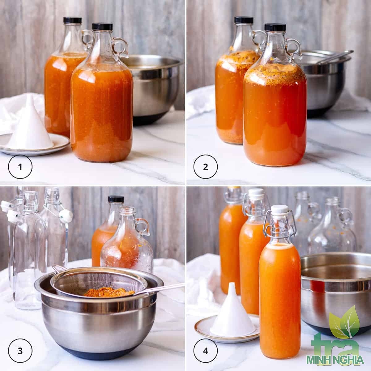 Quá trình lên ga (Cacbonat hóa) của kombucha