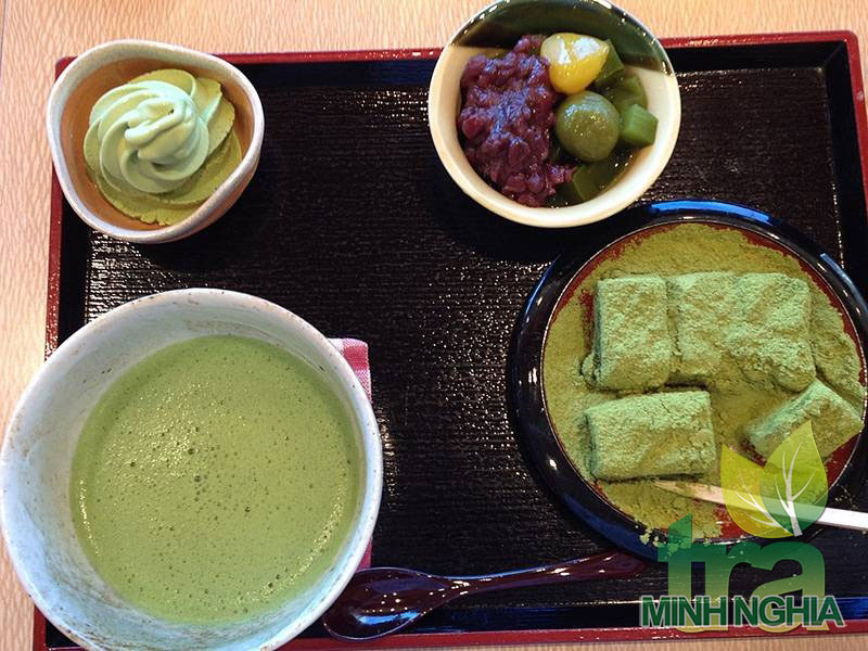 Matcha ứng dựng nhiều vào chế biến thực phẩm