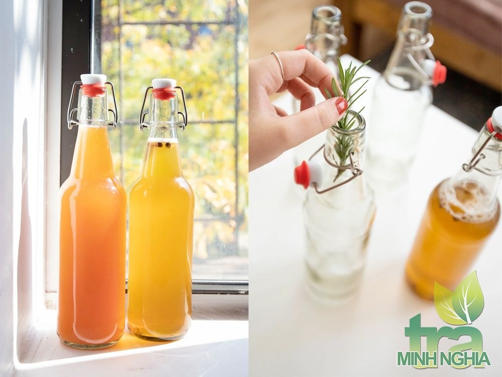 Hướng dẫn cách đóng chai trà dưỡng sinh kombucha