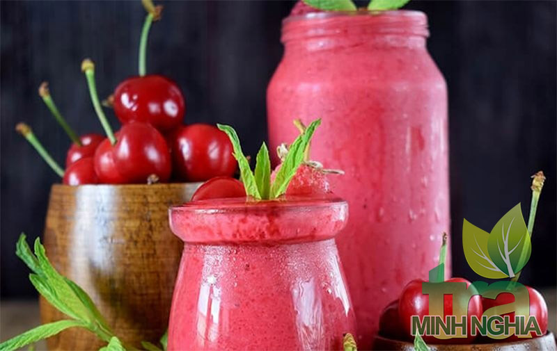 hướng dẫn làm Frappuccino Cherry Blossom