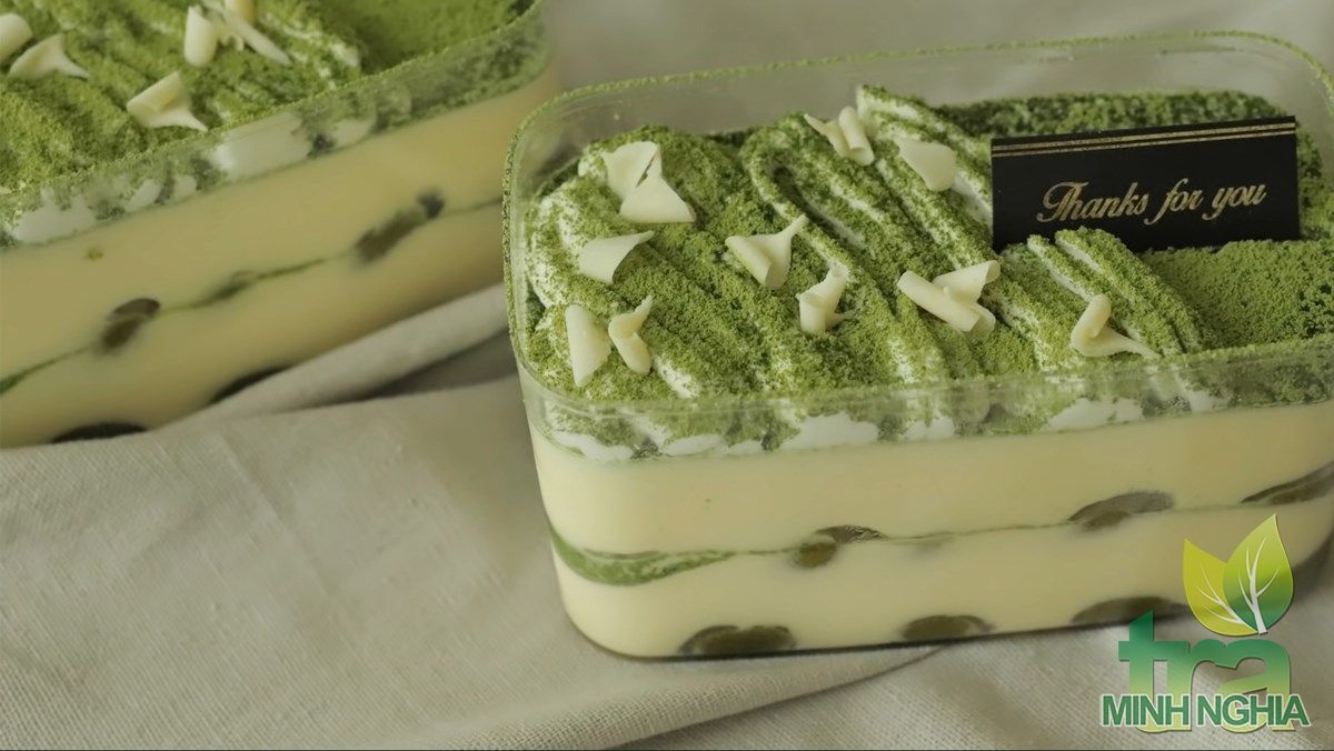 Hướng dẫn làm Tiramisu trà xanh bằng bánh lady fingers