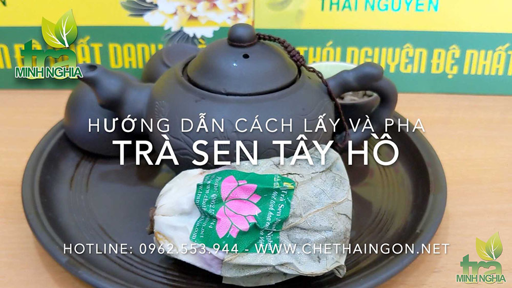 Hướng dẫn cách lấy trà ra khỏi búp sen và cách pha trà sen thơm ngon