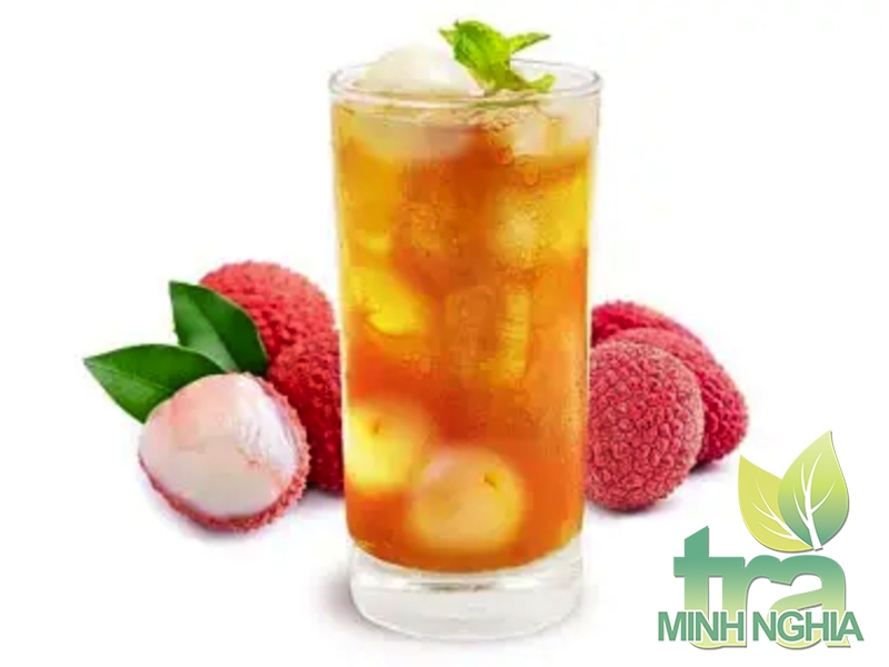 Hướng dẫn làm trà vải bạc hà tại nhà