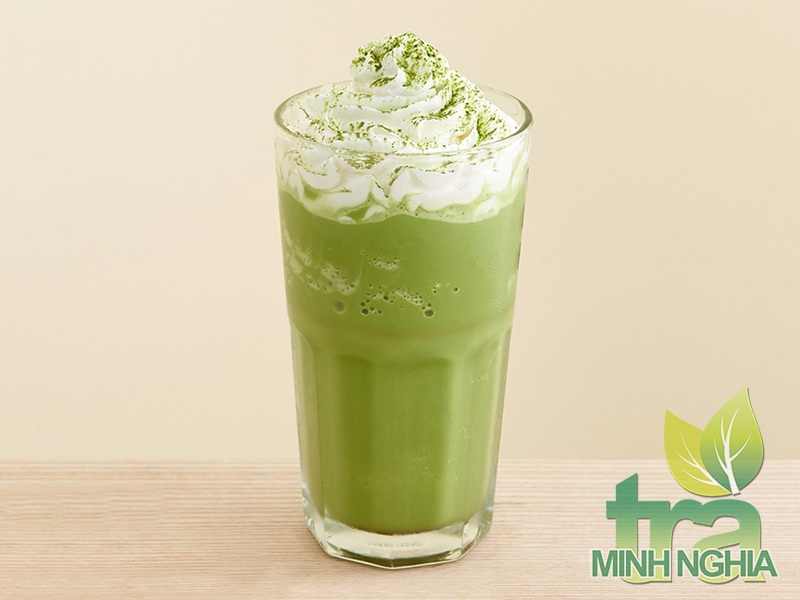 hướng dẫn pha chế trà xanh Matcha Ice Blended