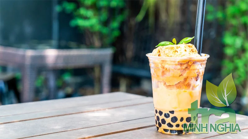 Trà sữa Thái trân châu đá