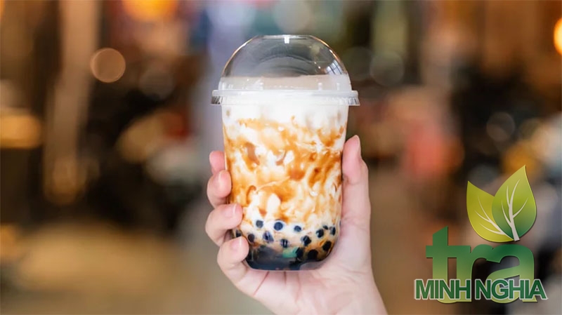 Trà sữa trân châu đường nâu