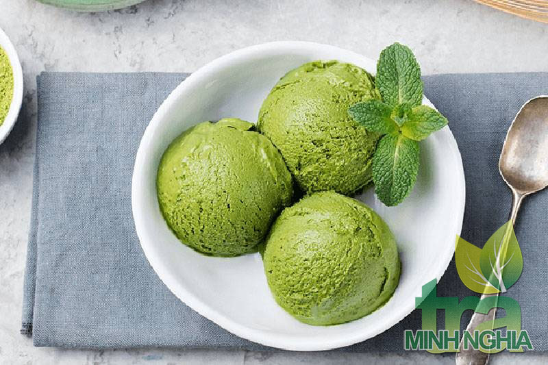 Công thức làm kem Matcha trà xanh hữu cơ