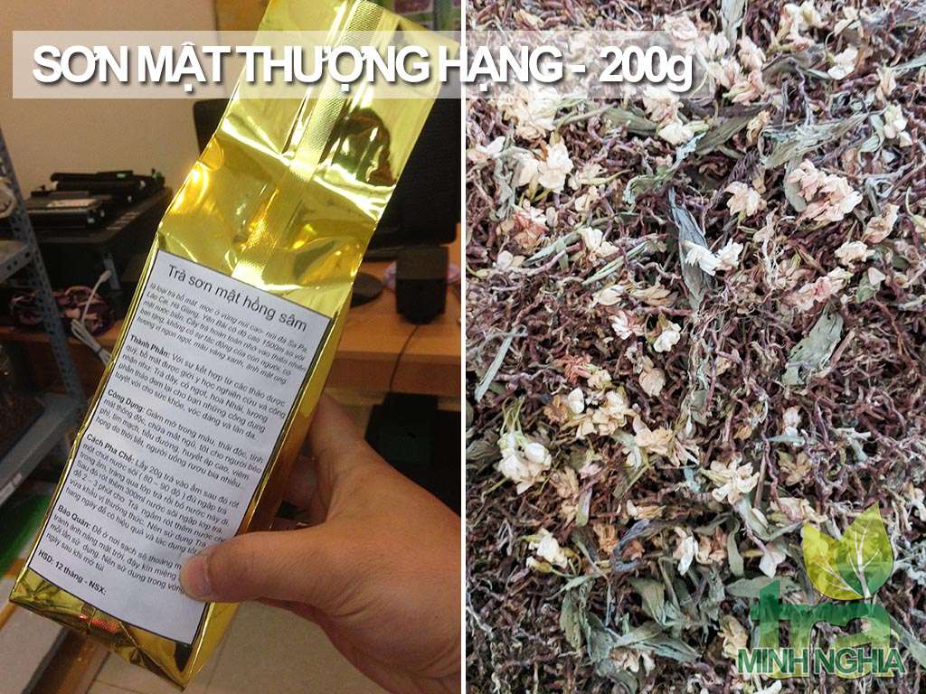 Trà Sơn Mật Hồng Sâm thượng hạng gói 200g