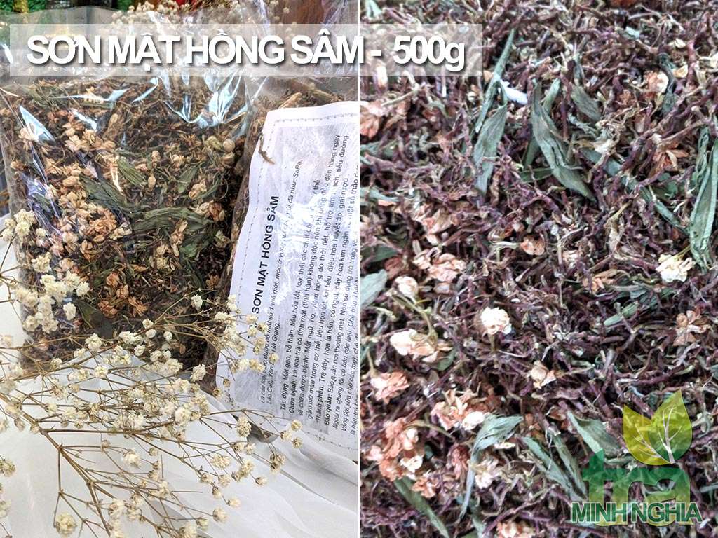 Trà Sơn Mật Hồng Sâm gói 500g