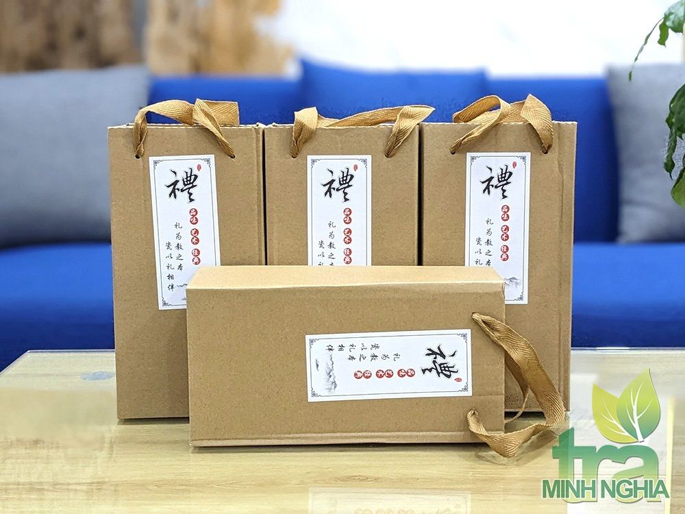 Bao bì hộp đựng bộ ấm chén cá men ngọc