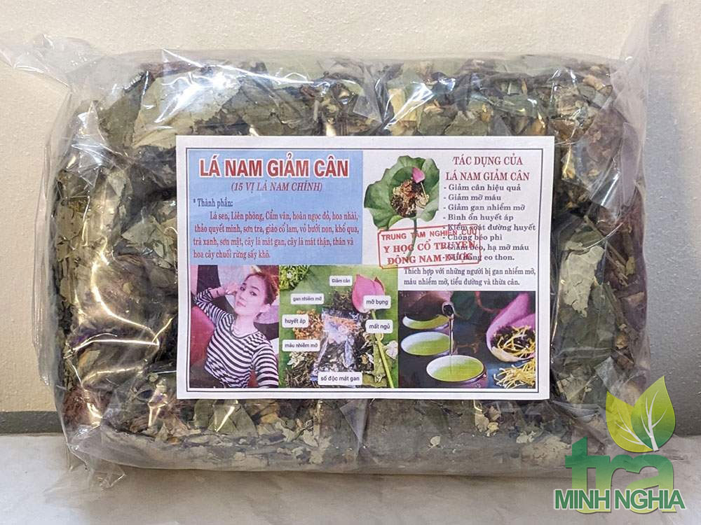 Trà lá nam giảm cân an toàn