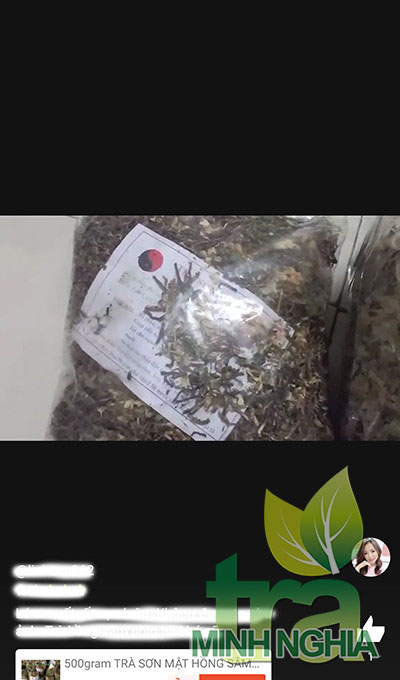 Trà sơn mật hồng sâm kém chất lượng
