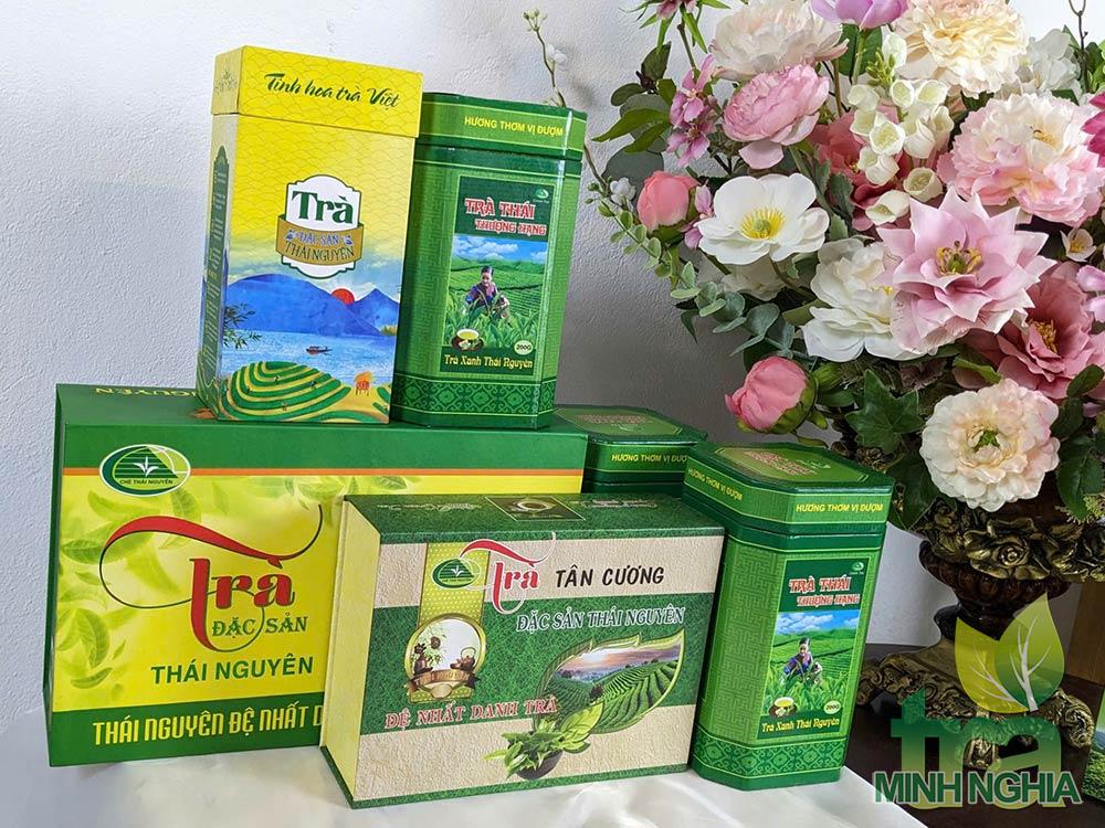 Các mẫu hộp trà Tân Cương bằng giấy kraft