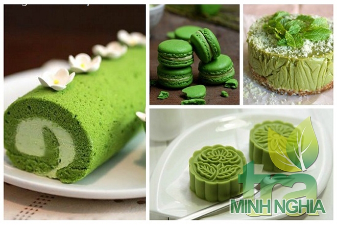 Bột trà xanh dùng để làm các loại bánh