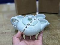 Bộ ấm chén cá men ngọc