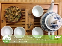 Hình ảnh thực tế trà sâm Việt