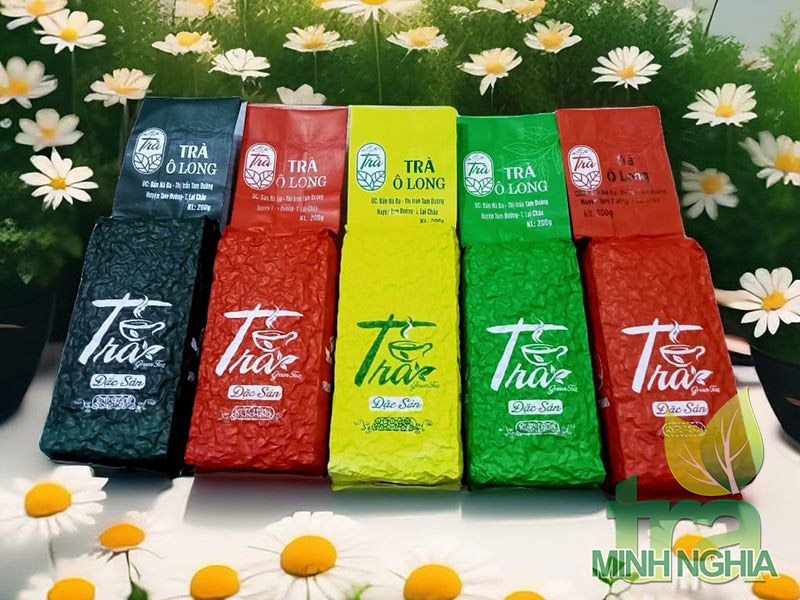 Trà Olong được đóng gói hút chân không