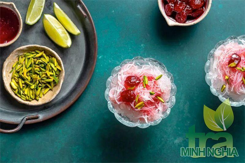 Faloodeh là một món tráng miệng đông lạnh kiểu granita