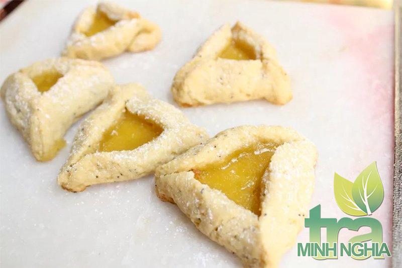 Bánh quy chanh hạt anh túc Hamantaschen