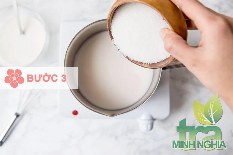 Hướng dẫn làm pudding sữa bước 3