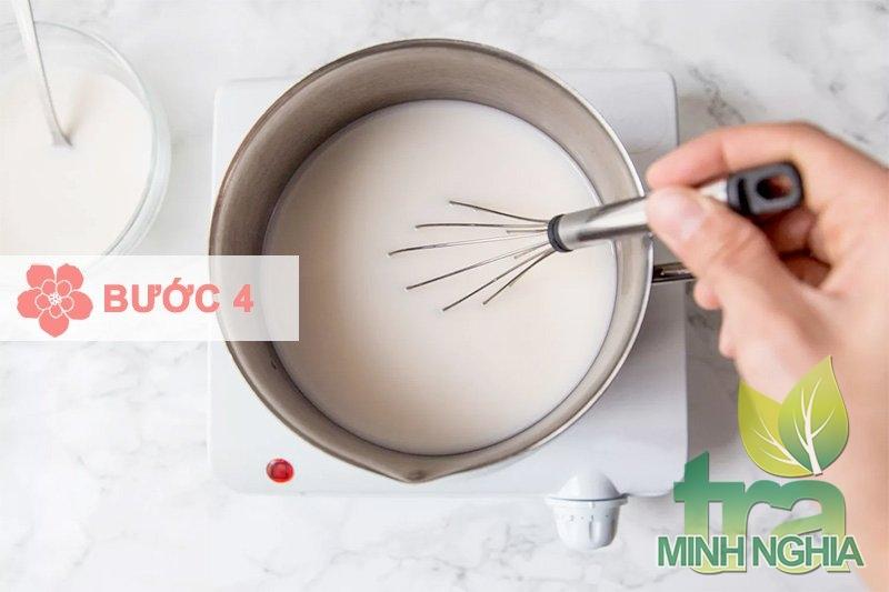 Hướng dẫn làm pudding sữa bước 4