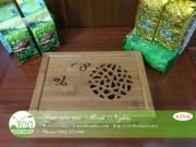 Khay trà tre tổ ong KTV05