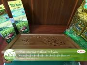 Khay trà tre tổ ong KTV05