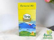 Hộp đựng chè giấy kraft hình trụ mẫu 02