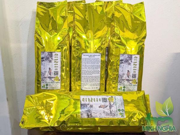 Trà sơn mật hồng sâm hoa cúc