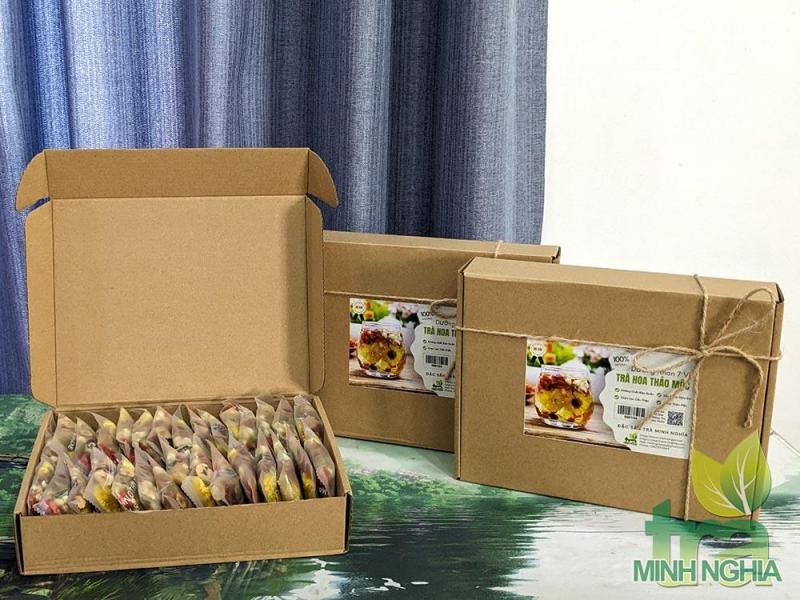 Hộp trà hoa thảo mộc dưỡng nhan 7 vị