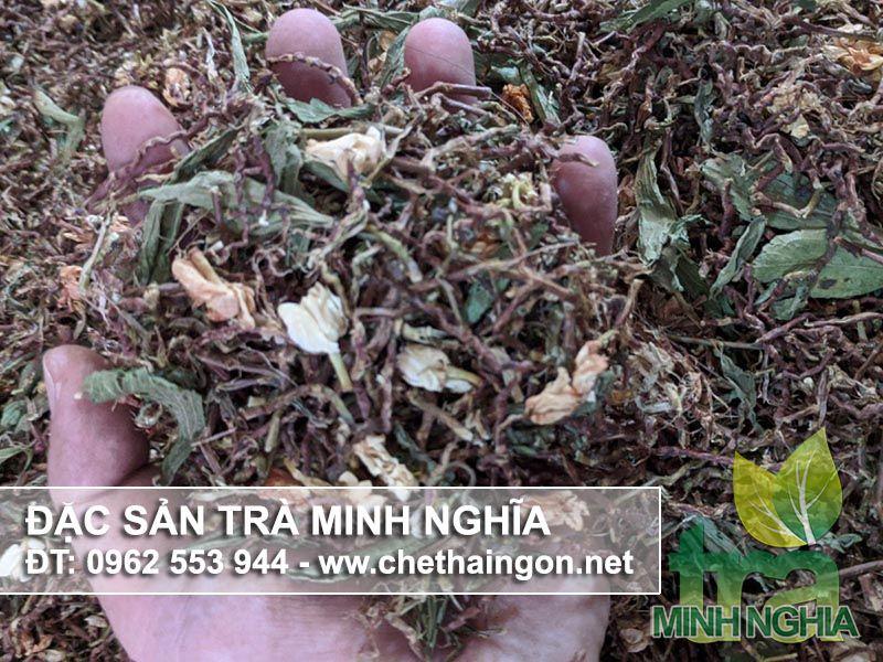 Thành phần của trà sơn mật hồng sâm hoàn toàn tự nhiên