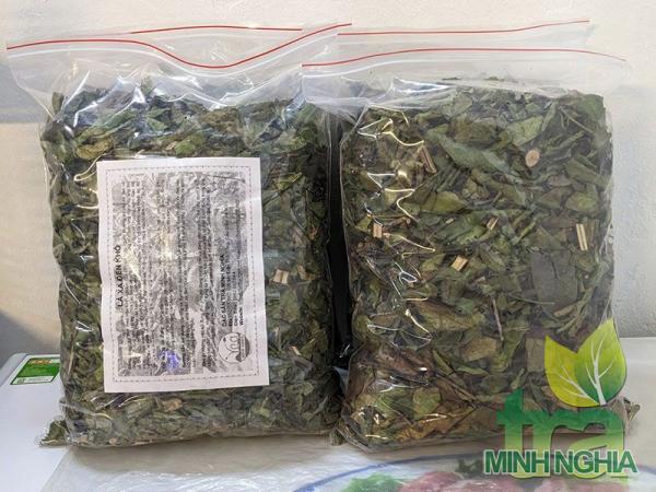 Túi trà xạ đen 1kg rất gọn và tiện sử dụng