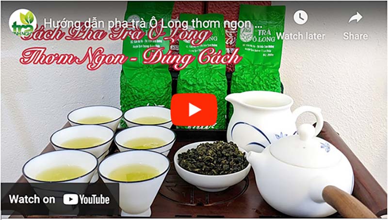 Hướng dẫn pha trà ô long